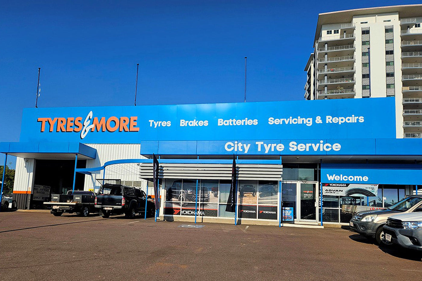 New tyre shop - City Tyre Service Tyres & More Darwin