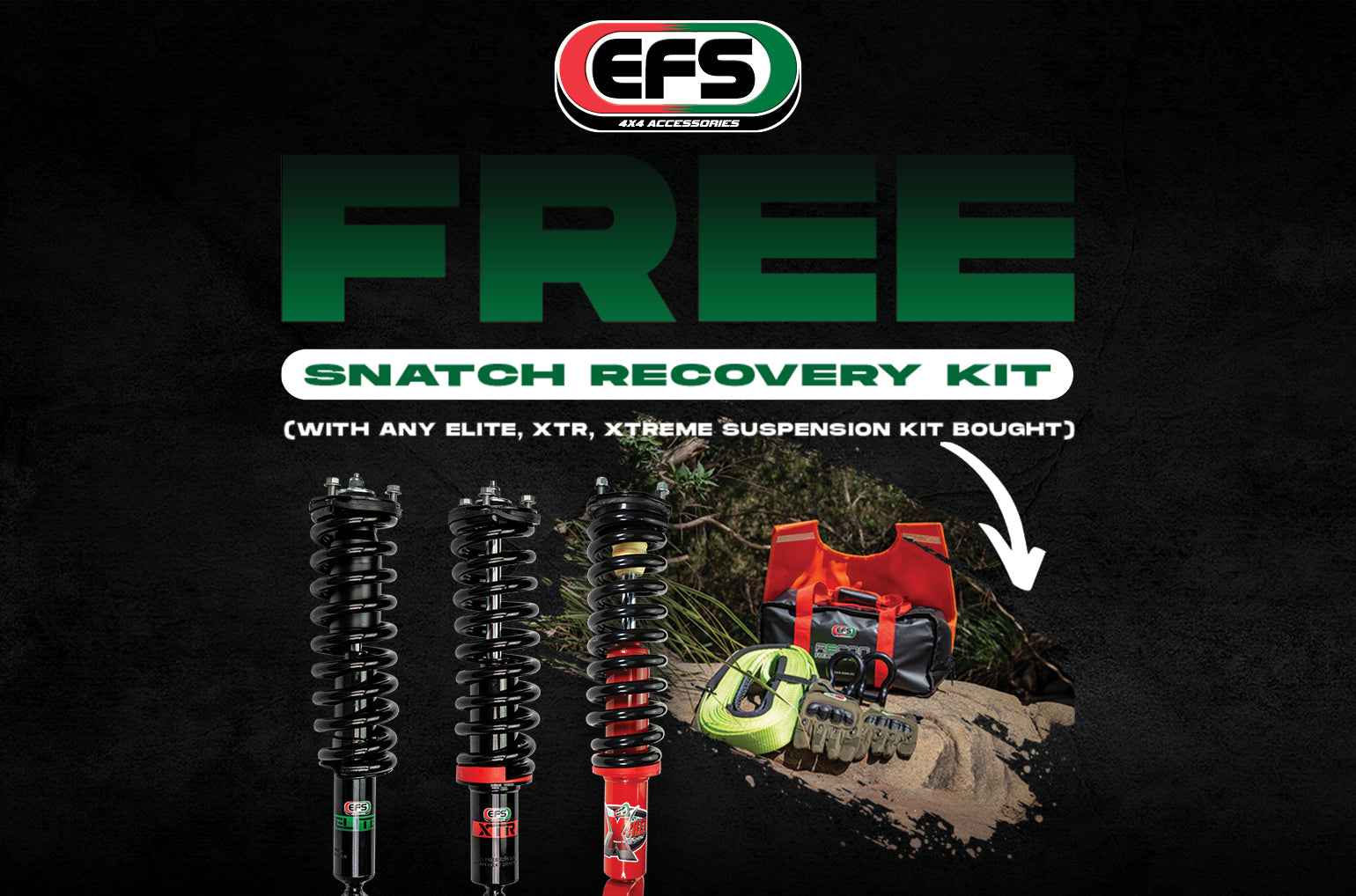 Free Recovery Kit With Any EFS Suspension Kit