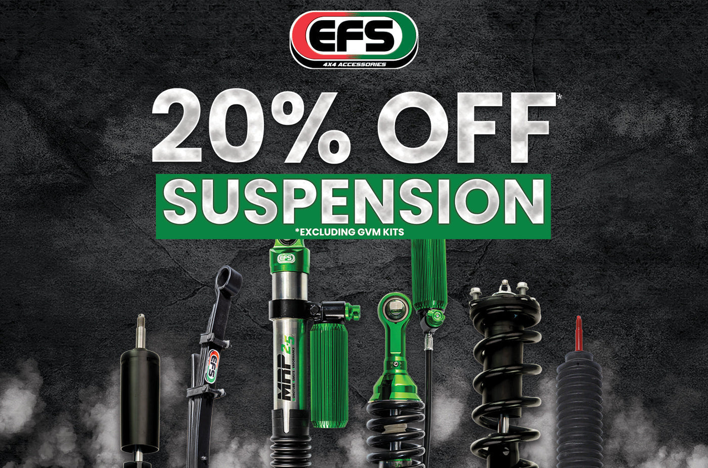 EFS Suspension 20% Off