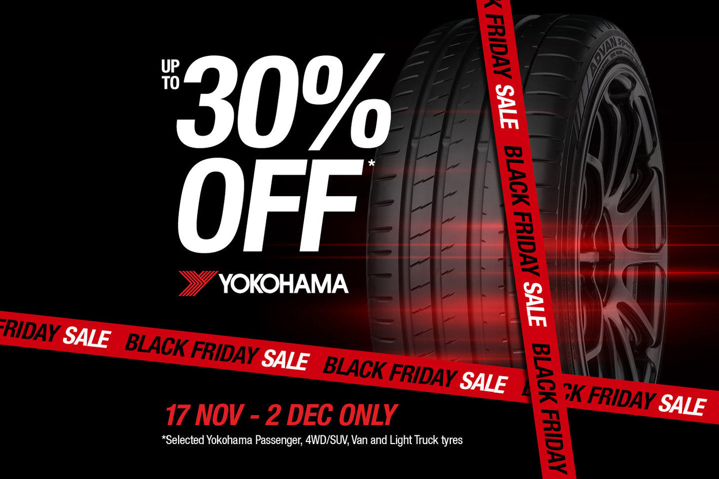 Yokohama Black Friday Sale 2025