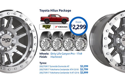 Toyota Hilux Dirty Life Canyon Pro Wheel and Tyre Package