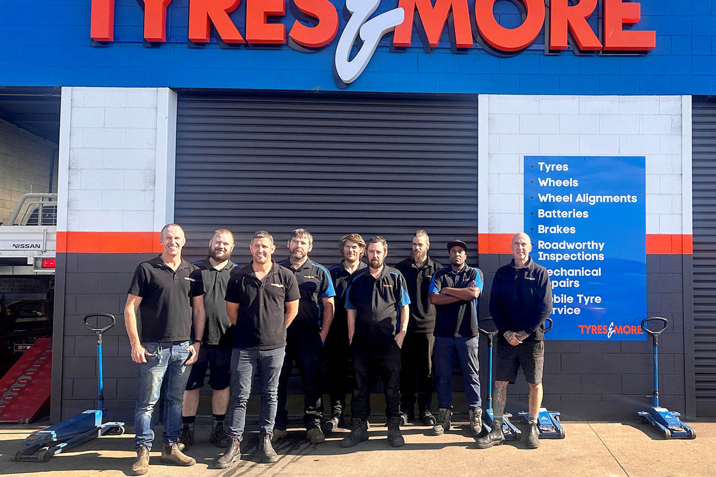 Tyre shop Norlane Geelong team