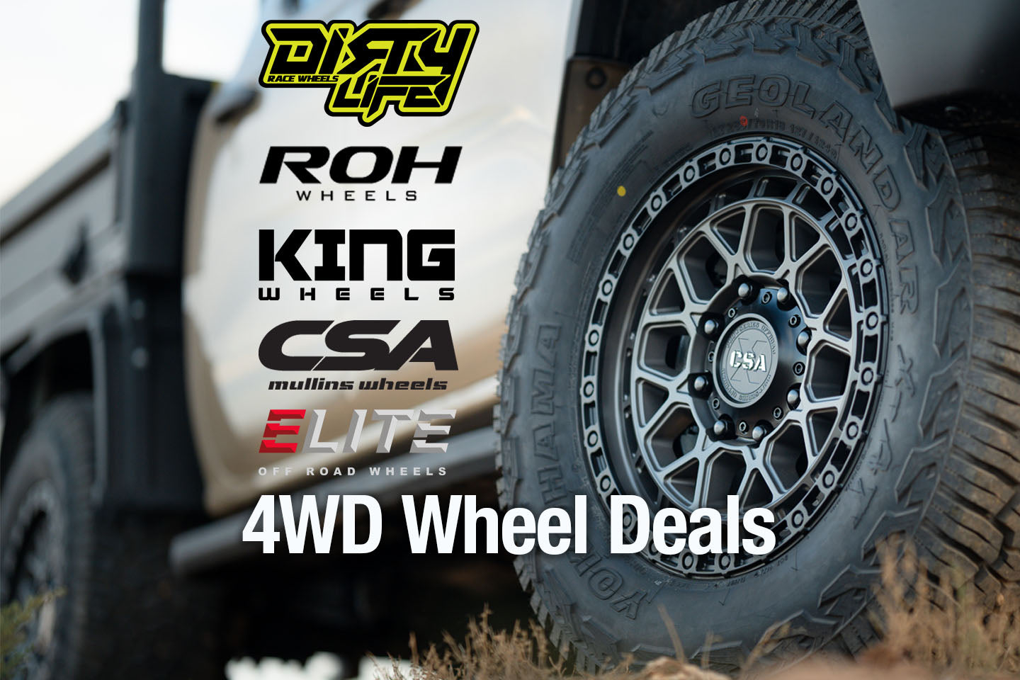 4x4 Wheel Specials on Popular Brands