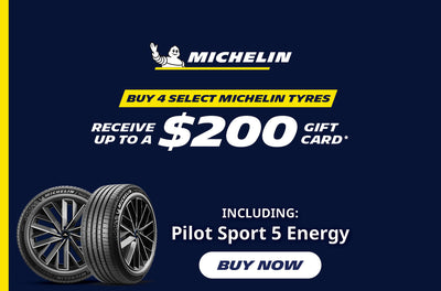 Michelin Tyres up to $200 Gift Card