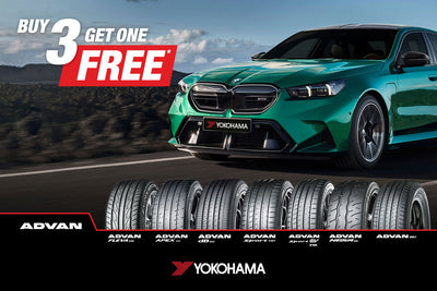 Yokohama ADVAN Buy 3 Get 1 Free Tyres