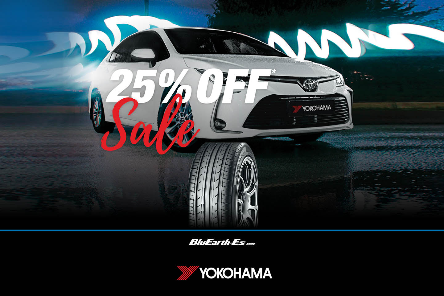 Yokohama BluEarth-ES ES32 Car Tyre Sale 25% Off