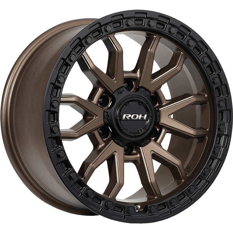 ROH RAID BRONZE CENTRE BLACK LIP Wheel - 17