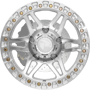 PDW BEAST Silver Machined Wheel - 17