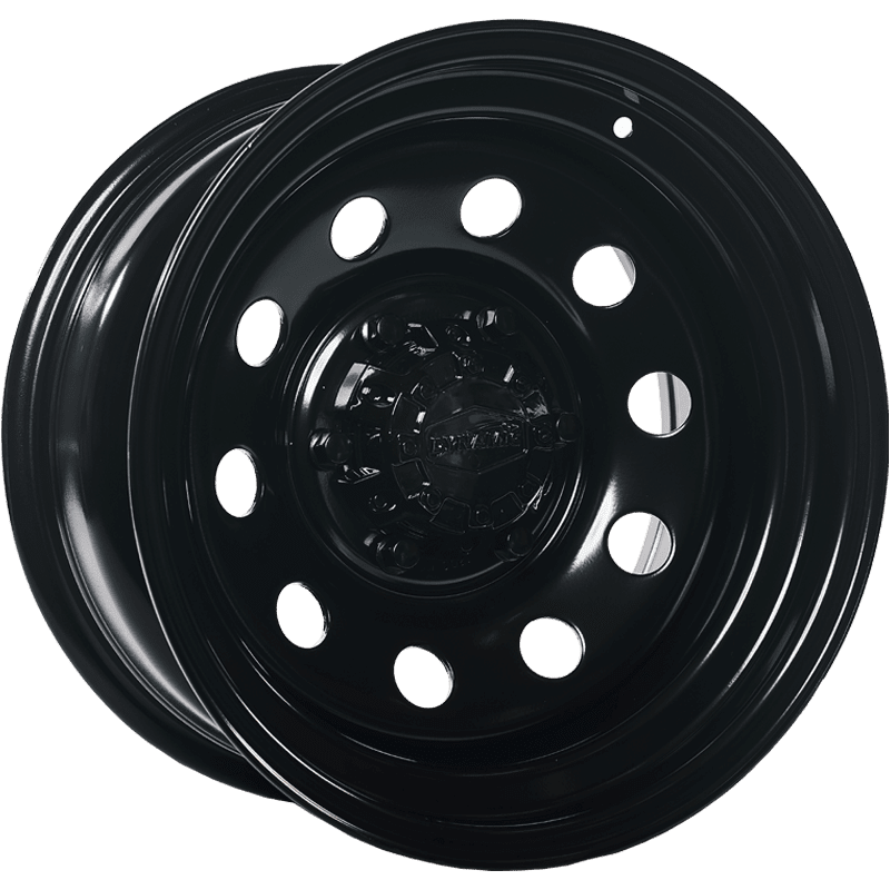 Dynamic Steel ROUND Satin Black Powder Coated Wheel - 16