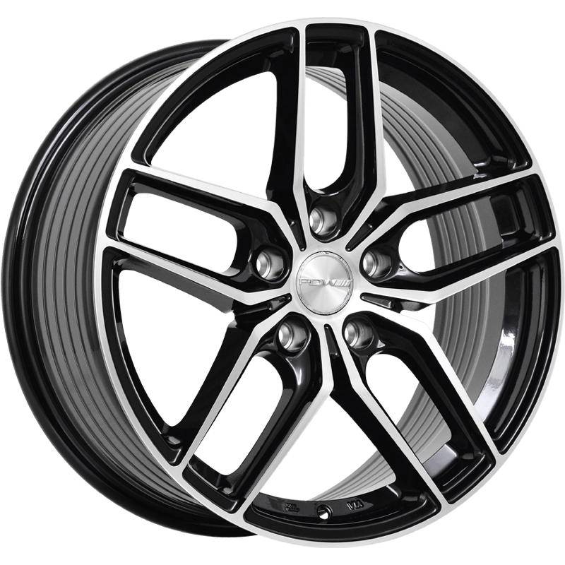 PDW ROTARY Black Machined Wheel - 20