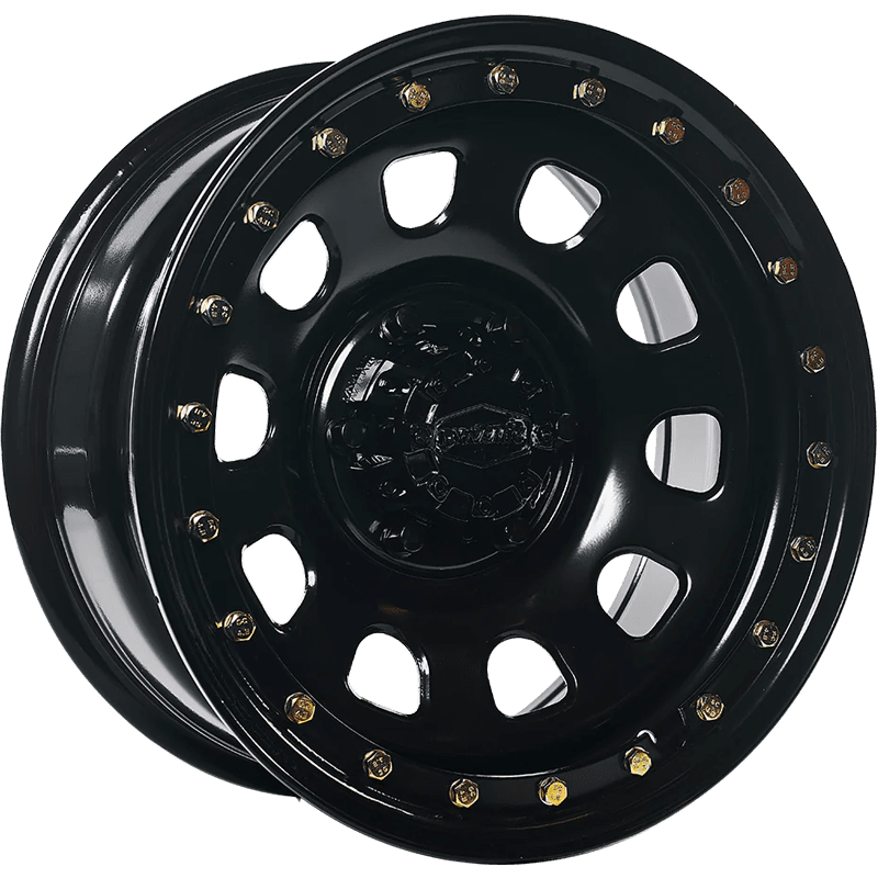 Dynamic Steel Imitation Beadlock D Satin Black Powder Coated Wheel - 1 ...