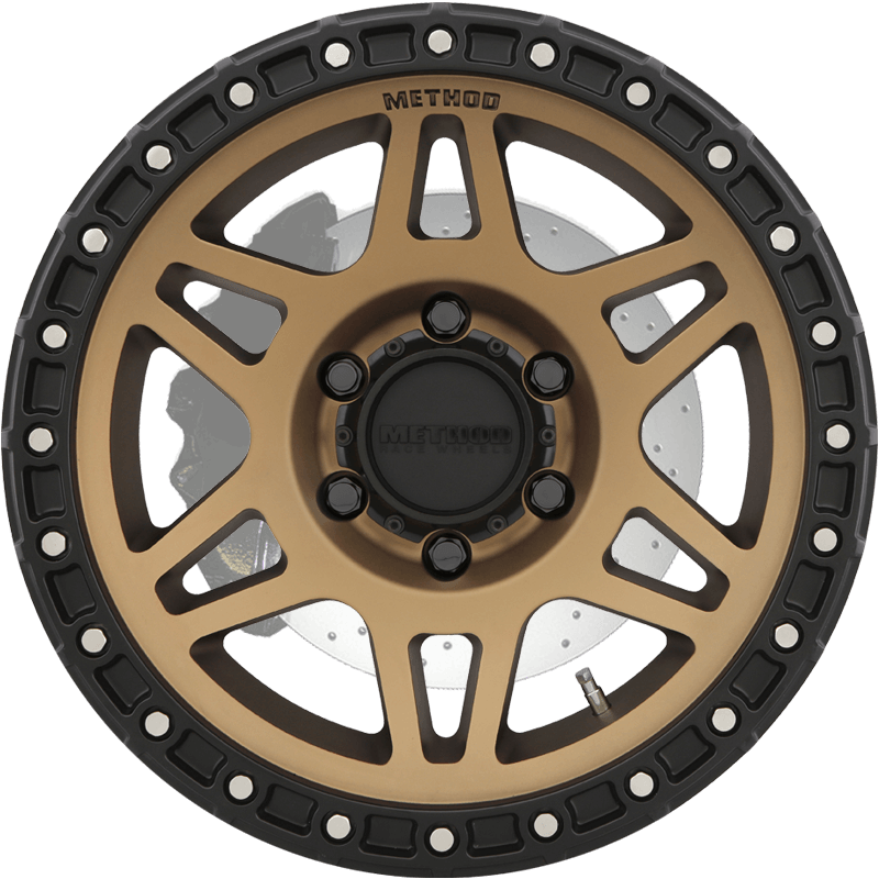 5 Method 312 Rims Method Race Wheels 312 METHOD BRONZE - MATTE BLACK LIP Wheel - 17