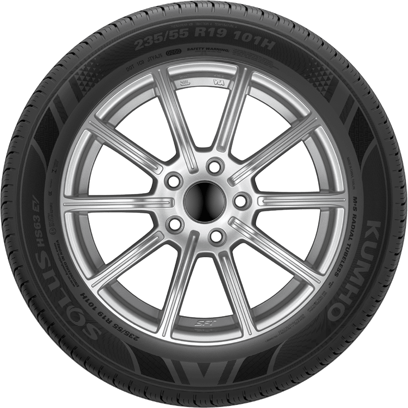 Kumho Tyres SOLUS HS63 EV Tyre - 255/45R20 XL - image 3