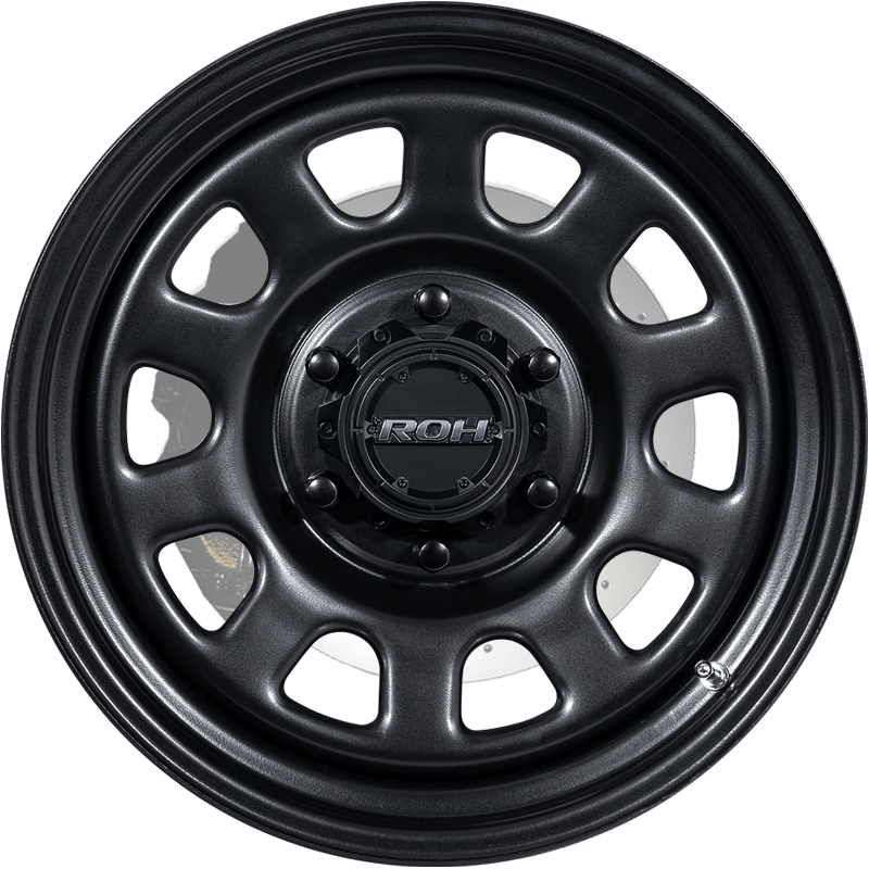 16 Inch Roh Rims ROH TRAK D BLACK Wheel - 16