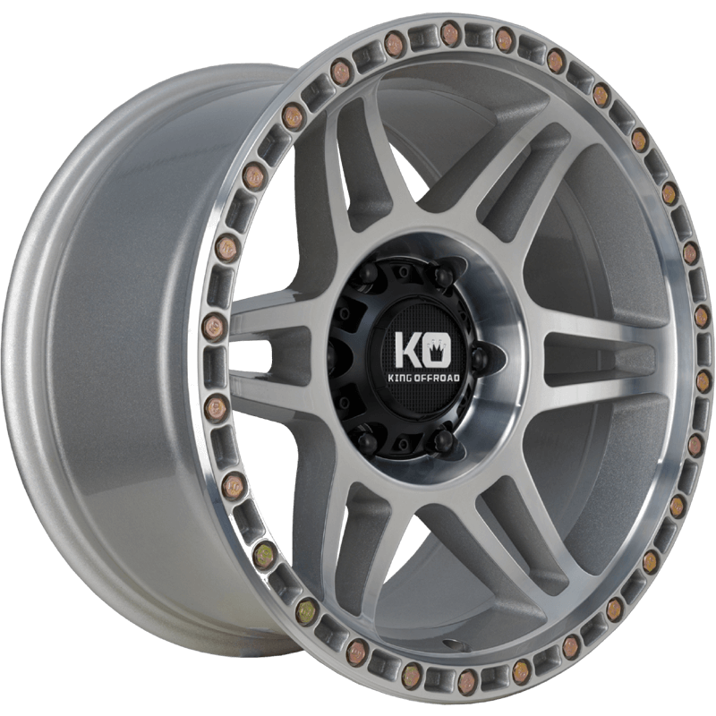 King Offroad KONG MACHINED FACE LIGHT GUNMETAL Wheel - 17