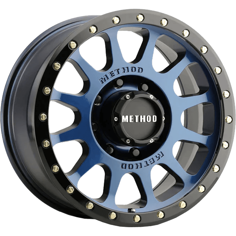 Method Race Wheels 305 NV GLOSS BAHIA BLUE - GLOSS BLACK LIP Wheel - 1