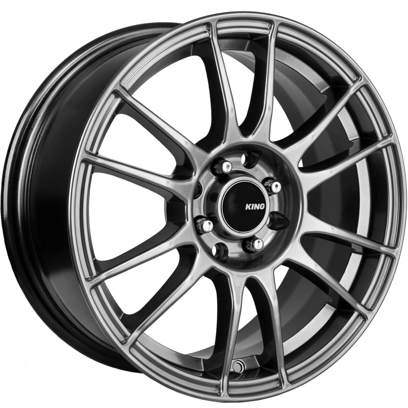 King Wheels CIRCUIT HYPER SILVER Wheel - 15