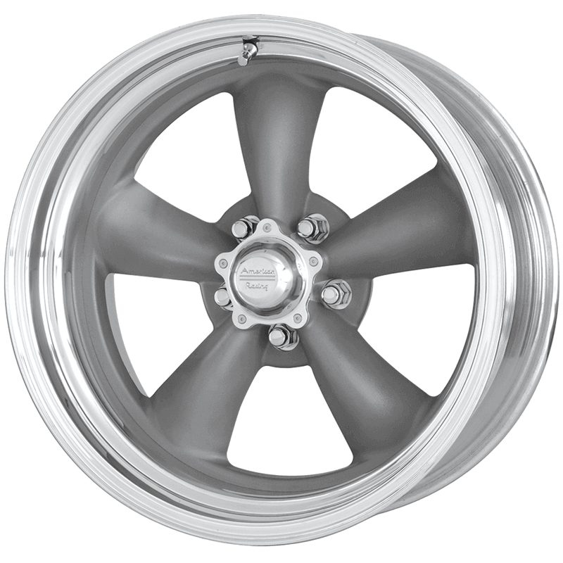 American Racing CLASSIC TORQ THRUST II TORQ THRUST GRAY WITH POLISHED