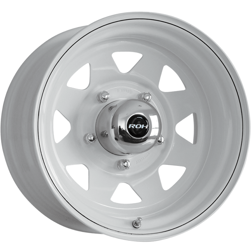 16 Inch Roh Rims ROH TRAK 2 WHITE Wheel - 16